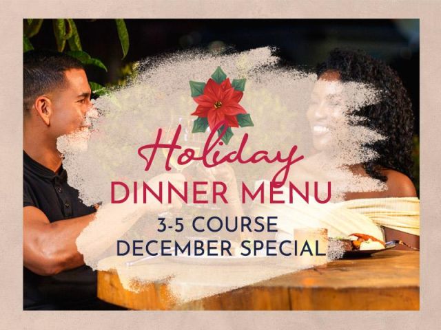 Holiday Dinner Menu at Que Pasa