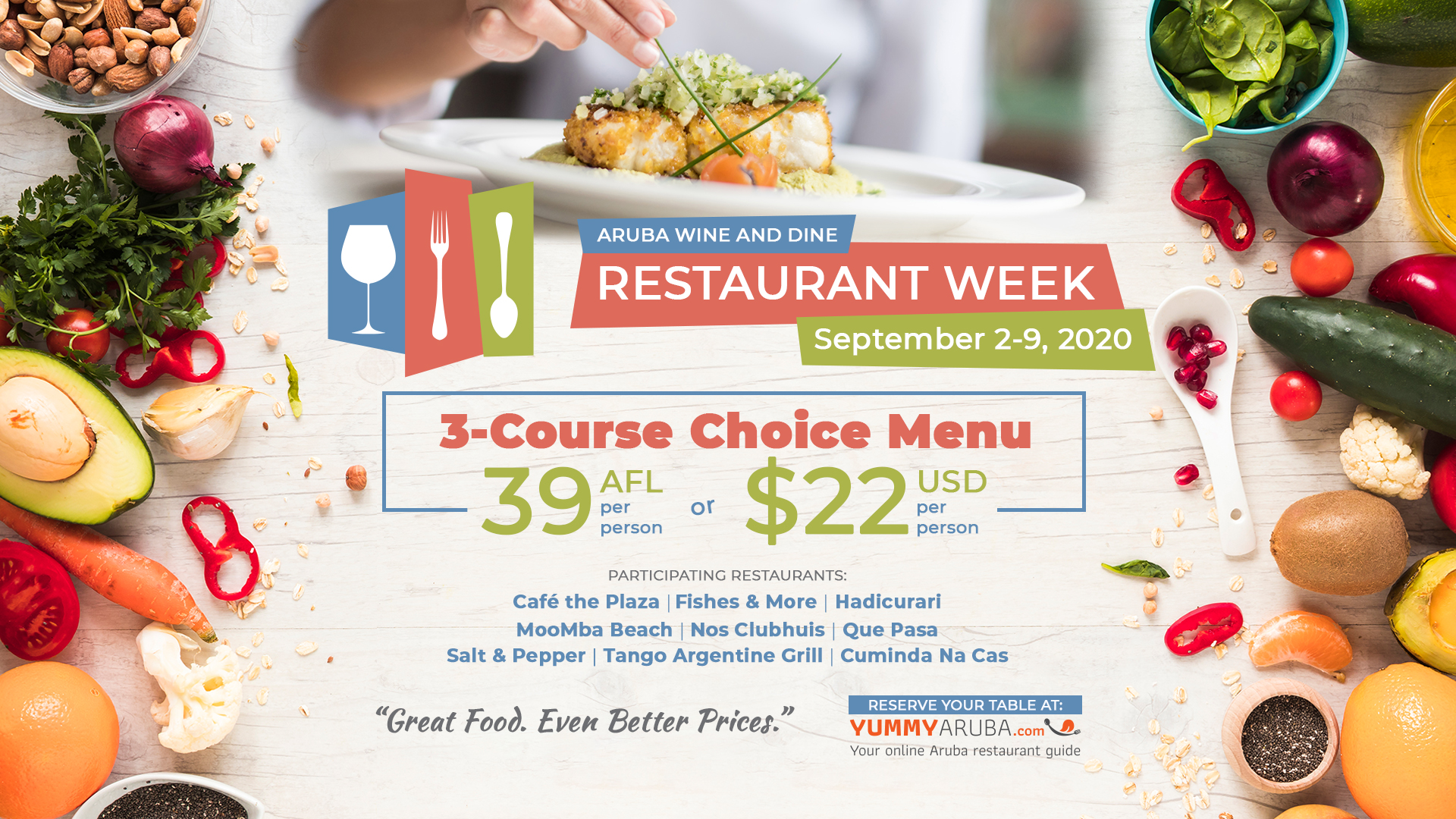 Stunning menus, crazy prices during the Restaurant Week Aruba