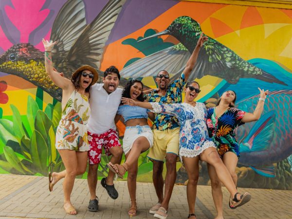 The Best Moments Happen Between the Murals