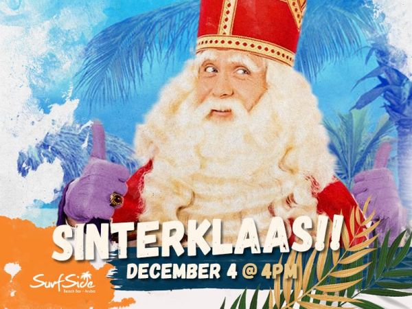Sinterklaas komt naar Surfside Beach Bar!