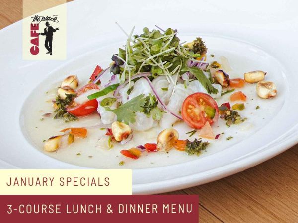 January Special: 3-Course Delight at Café the Plaza!