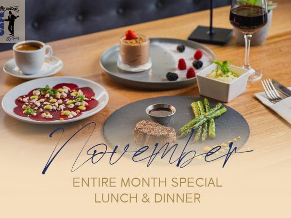 A Special November Menu at Café The Plaza