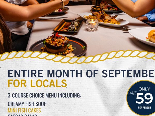 For the Month of September: A Special Treat for Locals at Fishes & More