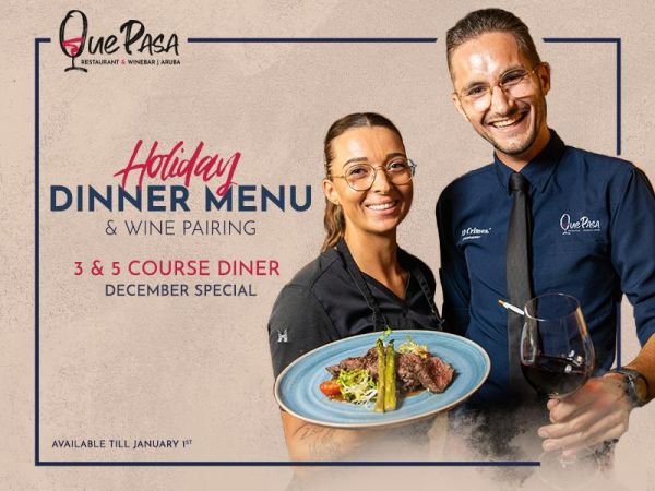 A Fantastic Holiday 3-Course Choice Dinner Menu!