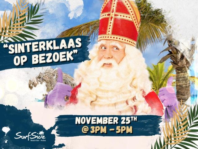Sinterklaasviering op Surfside Beach Bar: Een Onvergetelijke Dag voor de Hele Familie!