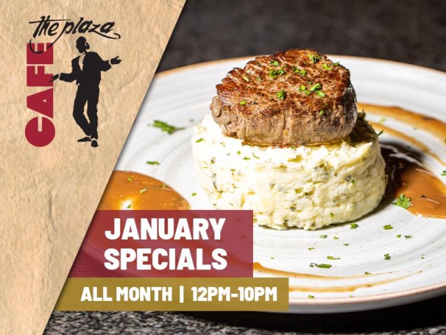 January Special at Café the Plaza