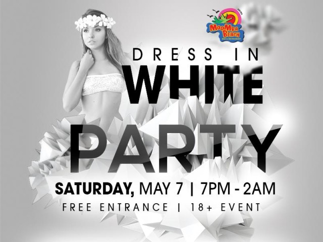 Dress in White Party at MooMba Beach 2022