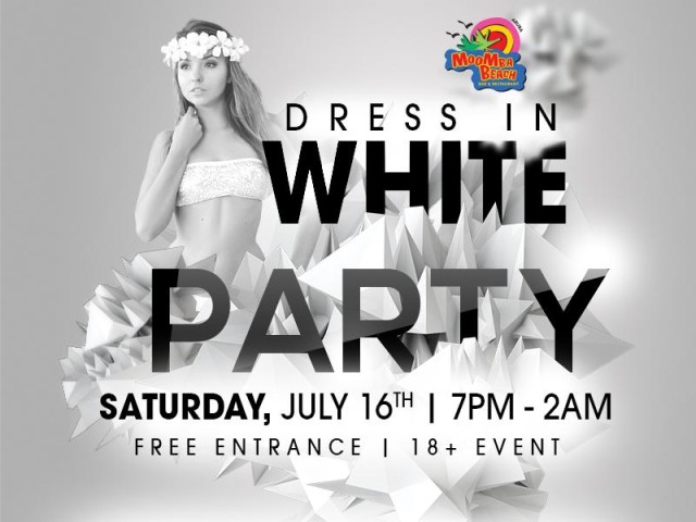 Dress in White Beach Party