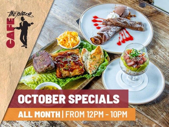 October Special Menu at Café the Plaza