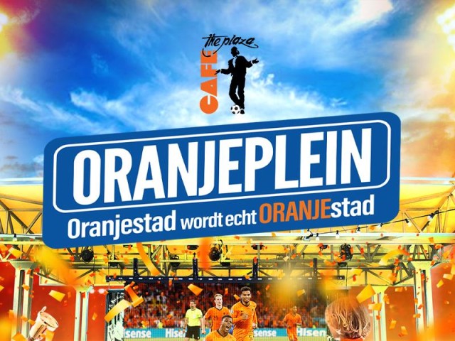 Oranjestad wordt echt ORANJEstad met het ORANJEPLEIN tijdens het WK!