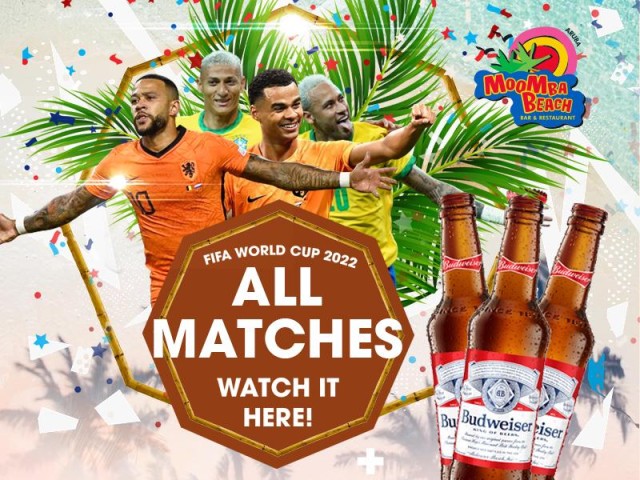 FIFA Matches LIVE at MooMba Beach Bar