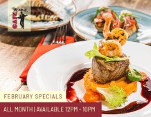 Spectacular February Special at Cafe the Plaza!