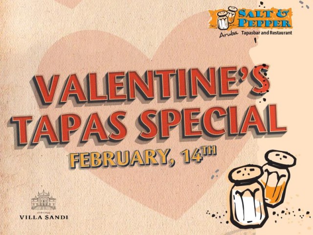 It’s A Tapas Love Affair at Salt & Pepper on Valentine’s Day!