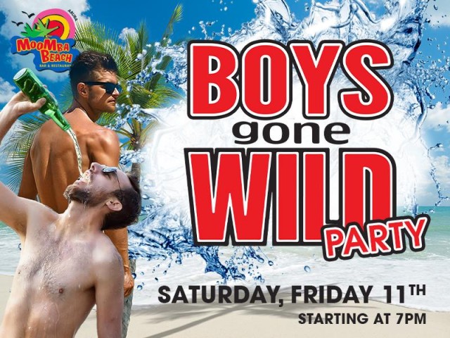 Boys Gone Wild: The Ultimate Beach Party at MooMba Beach