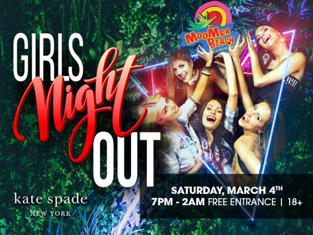 Girls Night Out at MooMba Beach: Dance, Win, and Have Fun with Your Besties!