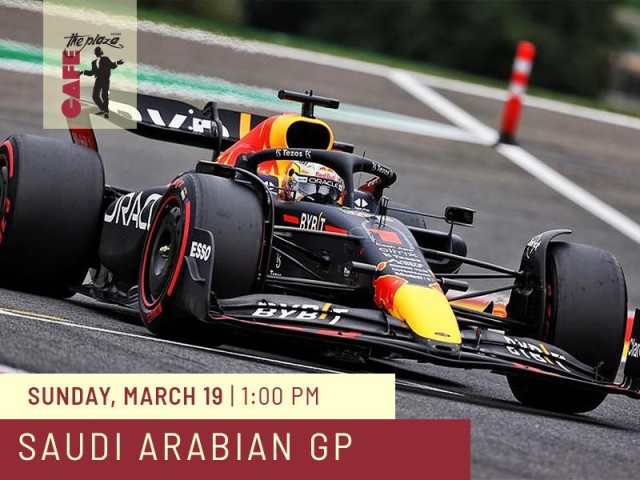 Experience the Thrill of the Saudi Arabian Grand Prix at Cafe The Plaza