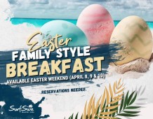Celebrate Easter Weekend with a Delicious Family-Style Breakfast at Surfside Beach Bar Aruba!
