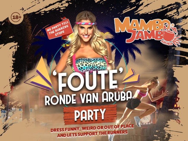 Get Your Wackiest Outfit Ready for the Foute Ronde van Aruba Party at Mambo Jambo!