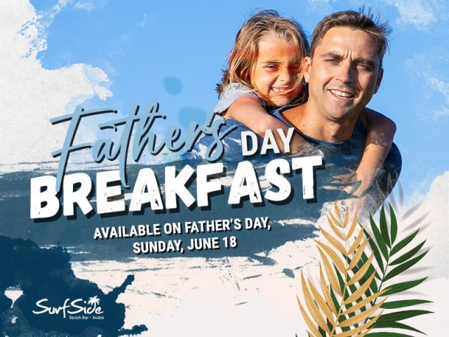 Celebrate Father's Day with a Classic American Breakfast Special at Surfside Beach Bar