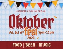 Get Ready to Raise Your Steins at Café the Plaza's Oktoberfest!
