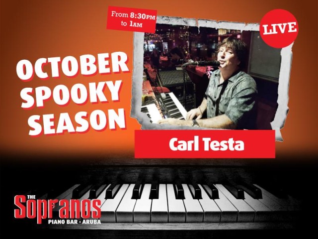 Get Spooky at Sopranos Piano Bar with Carl Testa