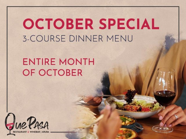 Indulge in a Culinary Delight: Que Pasa's Exclusive 3-Course Dinner Menu