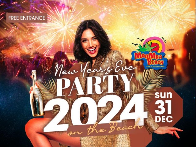 Countdown to 2024 at MooMba Beach: A Beach Bash to Remember!