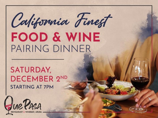 A Sparkling Holiday Affair: California Finest Wine Pairing Dinner at Que Pasa Restaurant & Winebar