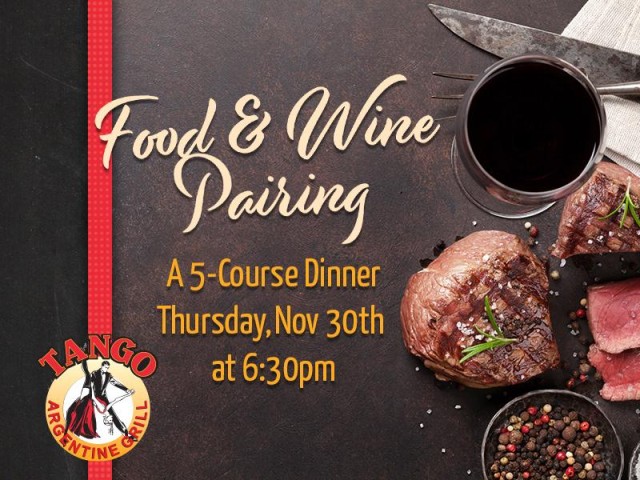 Title: Unveiling the Magic of Food & Wine Pairing: Tango Argentine Grill's Extravaganza Title: Unveiling the Magic of Food & Wine Pairing: Tango Argentine Grill's Extravaganza
