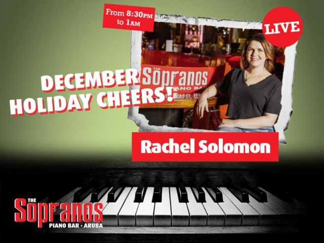 Rachel Solomon: Spreading Holiday Cheer at Sopranos Piano Bar