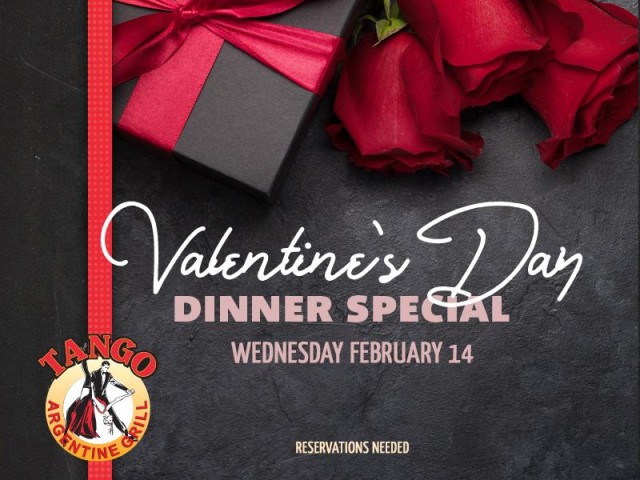 Celebrate Valentine's Day with a Touch of Argentine Passion at Tango Argentine Grill!
