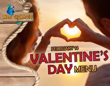 Celebrate Valentine's Day with a Romantic Dinner at Nos Clubhuis