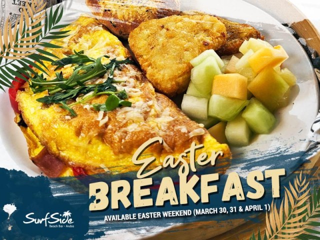 Easter Mornings Redefined: Beachside Breakfast & Egg Hunt at Surfside Beach Bar
