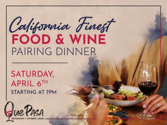 Food & Wine Pairing Dinner at Que Pasa Restaurant & Winebar: A Taste of California's Finest