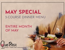 Experience the Flavors of May with Our Special Menu at Que Pasa Aruba!